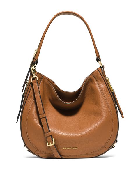 michael kors leather barrel handbags|genuine leather Michael Kors handbags.